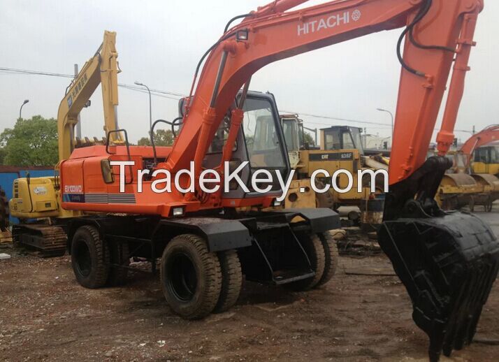 Used Hitachi EX100WD Wheel Excavator/Hitachi EX100WD Excavator