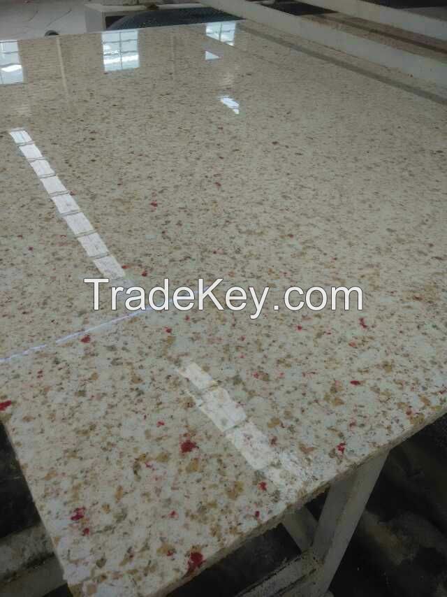 tri- color artificial quartz stone for countertop