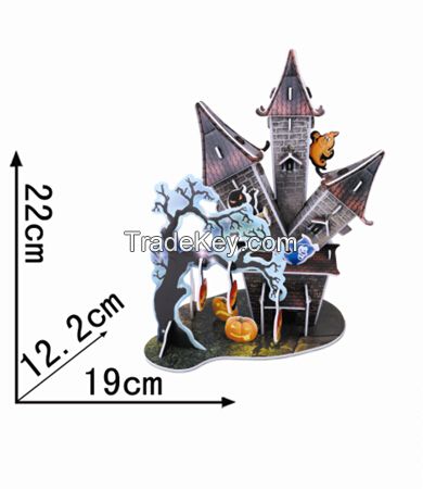 3D puzzle Halloween Castle