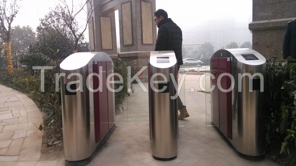 2015 New RFID Remote Control Wing Gate Turnstile in Metro Station, Airport and Business Plaza (Single Motor)