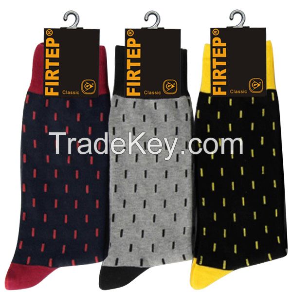 Business men's argyle jacquard  socks/combed cotton men socks