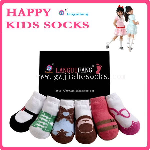 Kid cotton socks pattern child socks, cartoon tube sock