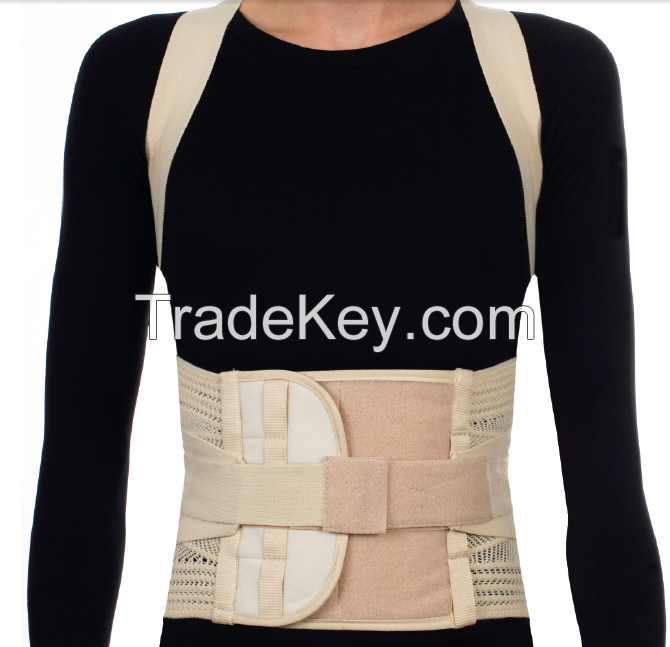 HIGH LUMBOSACRAL BRACE WITH ADDITIONAL SUPPORT MK03