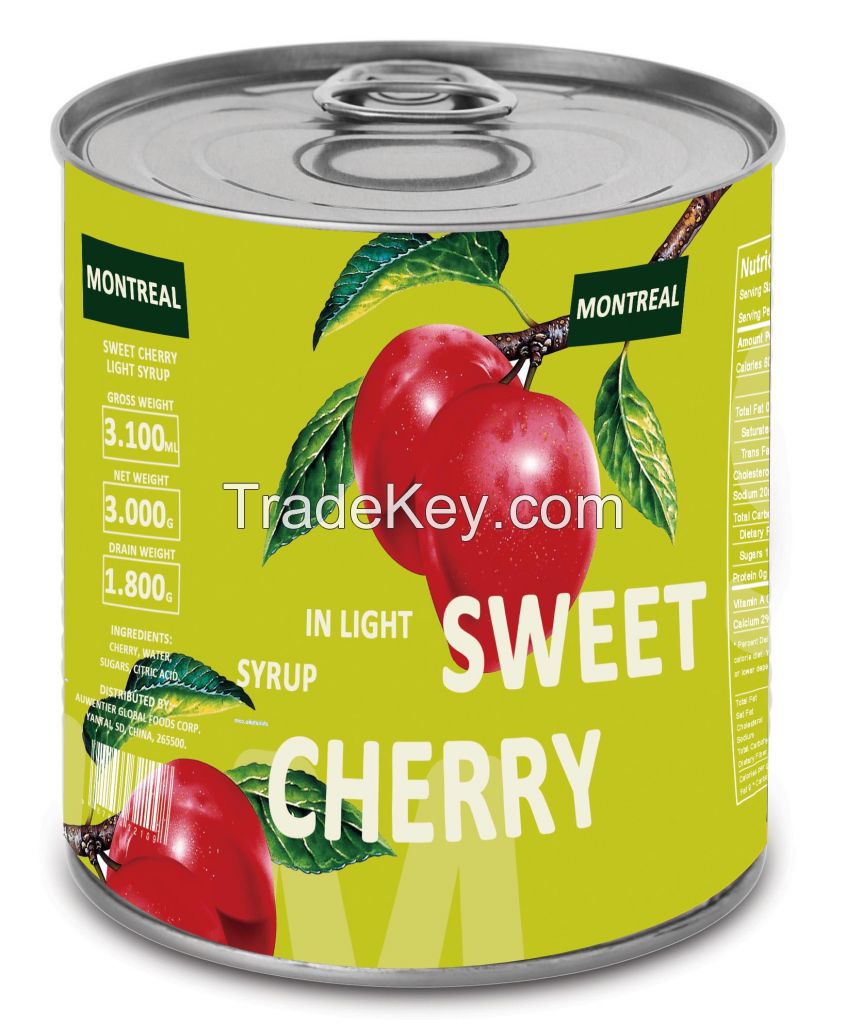 Canned Cherry in Light Syrup