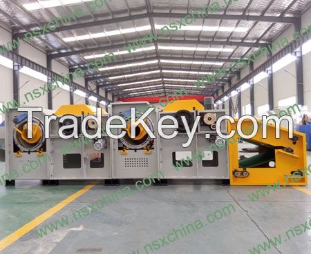 Textile recycling machine