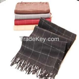SUPER soft handle feel 100% wool scarves, checks styles, more colors available