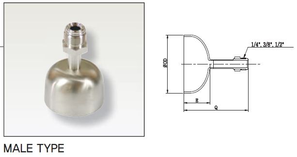 PIPE TUBE FITTING, JOINT-CAP REDUCER