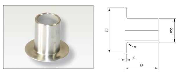 PIPE AND TUBE FITTING, LAP JOINT