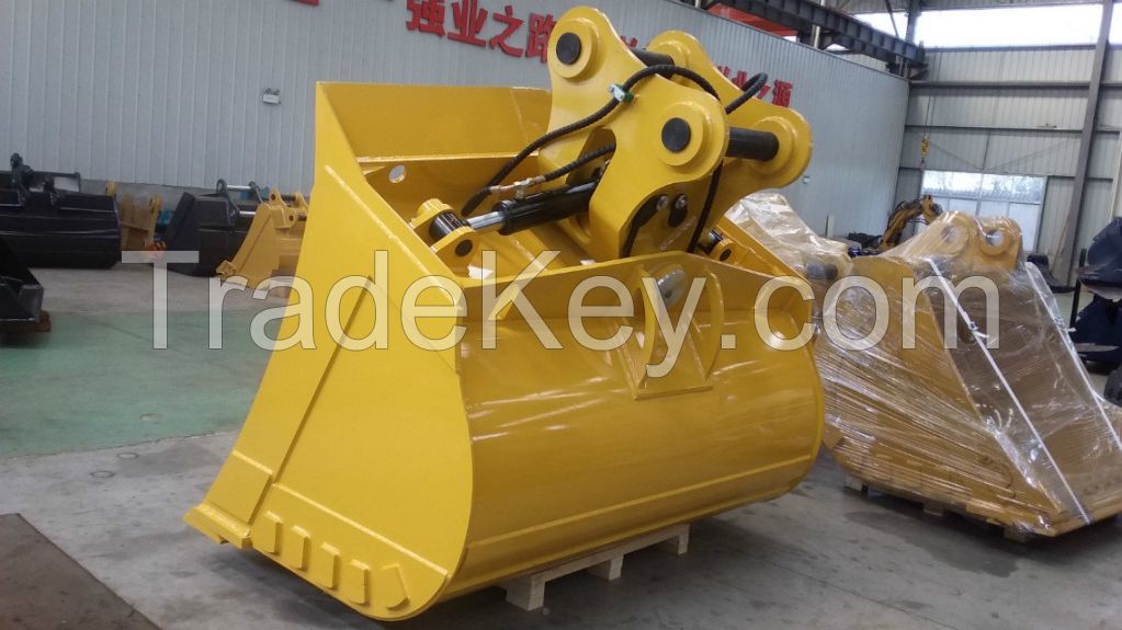 excavator tilt bucket, tilting wide bucket, tilt mud bucket