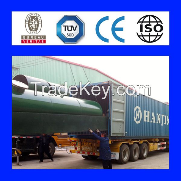 waste tyre pyrolysis machine of environment friendly with CE ISO SGS