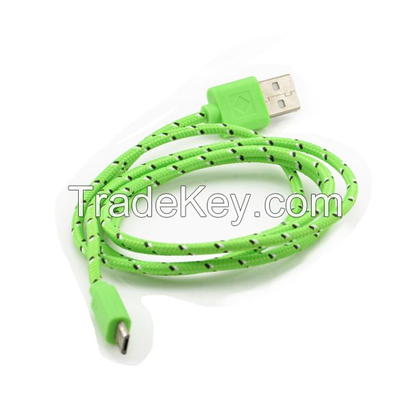 MICRO USB WEAVES ROUND CABLE