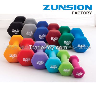 Colored Vinyl Dumbell Set