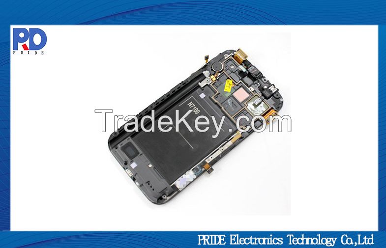 Original LCD Touch Screen Assembly Replacement Parts For Samsung Note 2 N7100