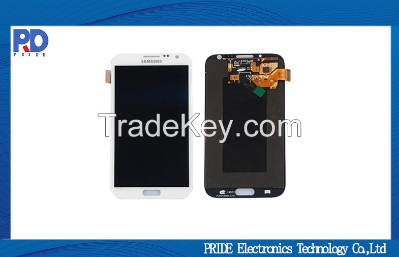 Original LCD Touch Screen Assembly Replacement Parts For Samsung Note 2 N7100