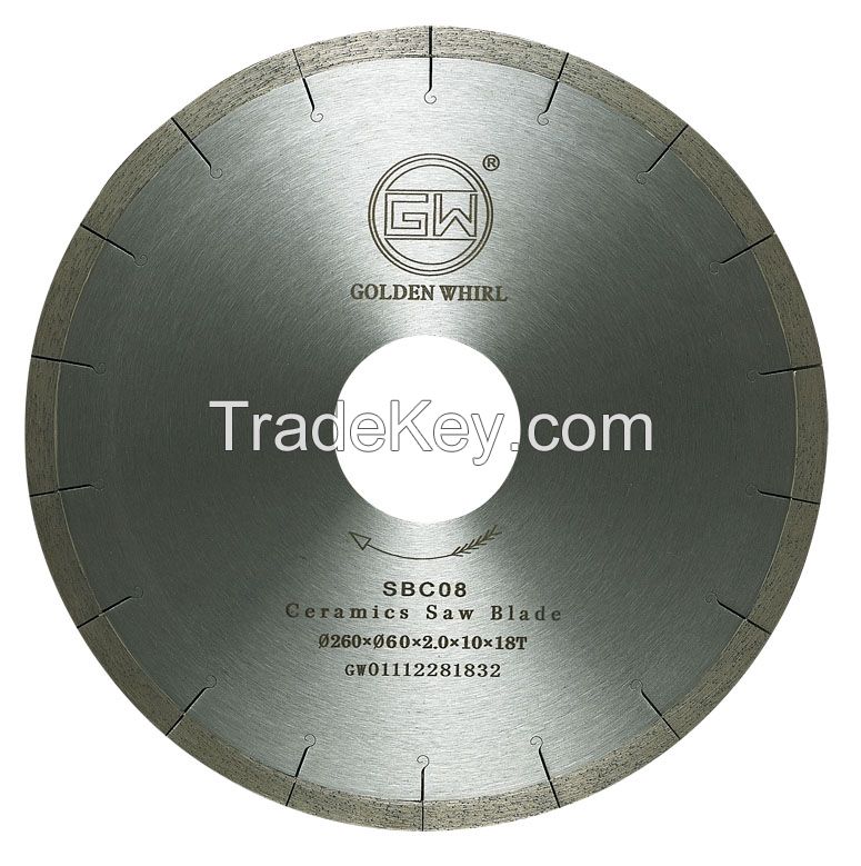 Welded Ceramic saw blade 260 	