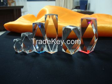k9 blank glass crystal cube for 3d laser engraving
