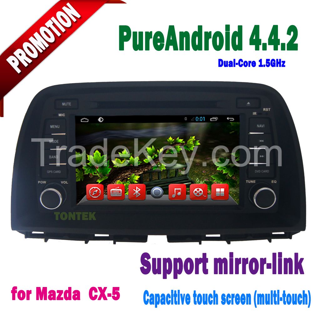 8" touch screen car auto radio dvd player for mazda cx-5 2013 2014