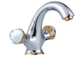 washbasinl faucet, faucet, basin faucet, two handles faucet, mixer, tap