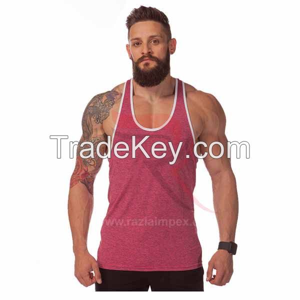 custom made mens solid plain Tank Top