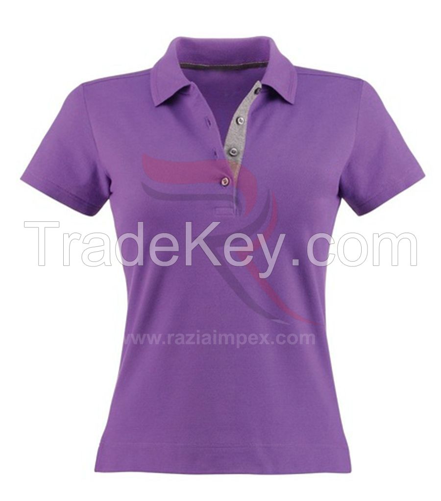 high quality pure colors pique polo shirt