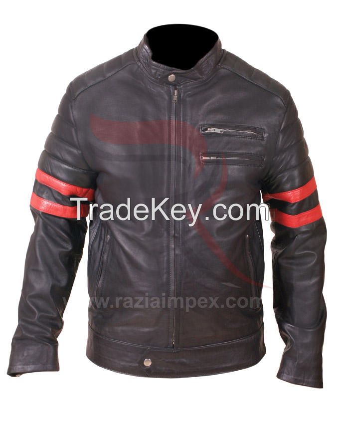 Custom Sheepskin Leather Jacket for Men