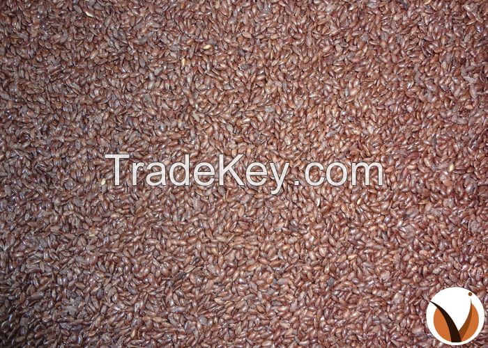 Roasted flax seeds