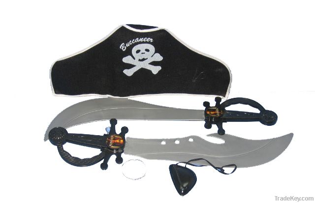 plastic pirate play set toys
