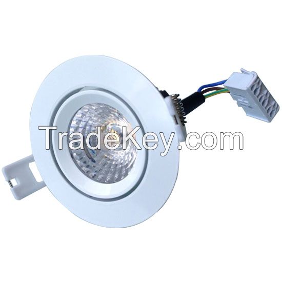 Dimmable Samsung COB 6W Driverless AC LED Downlight