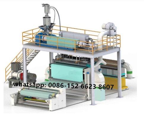 pp melt blown non-woven melted spraying cloth spunbond fabric processing machinery equipment