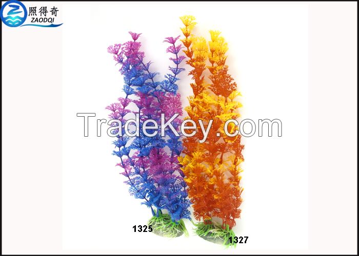 OEM Non-toxic Plastic Simulation Fish Plants / Aquarium Tank Plant