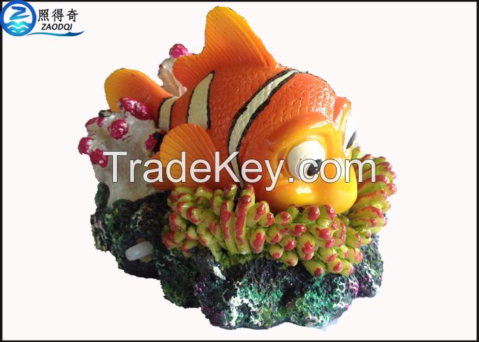 Air Operated Resin Fish Tank Ornaments