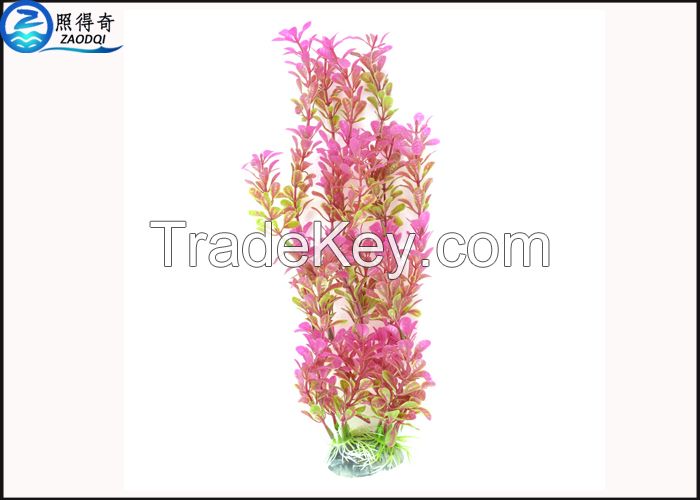 OEM Non-toxic Plastic Simulation Fish Plants / Aquarium Tank Plant 