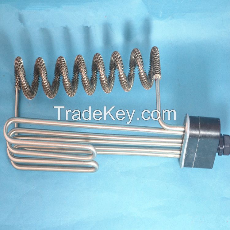 Stainless Steel Radiator Electric Heat Pipe, Finned Discharge Tube