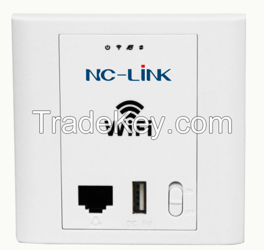 NC-AP233 300Mbps wall mount AP, support 24V Passive PoE