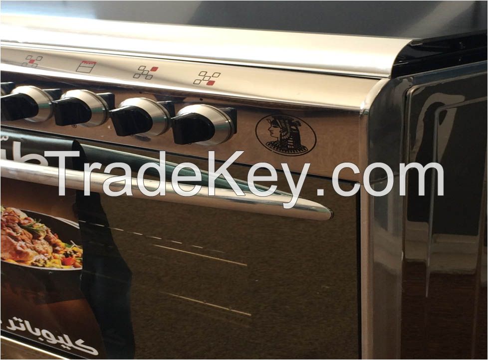 Stainless steel 5 burner gas cooker 