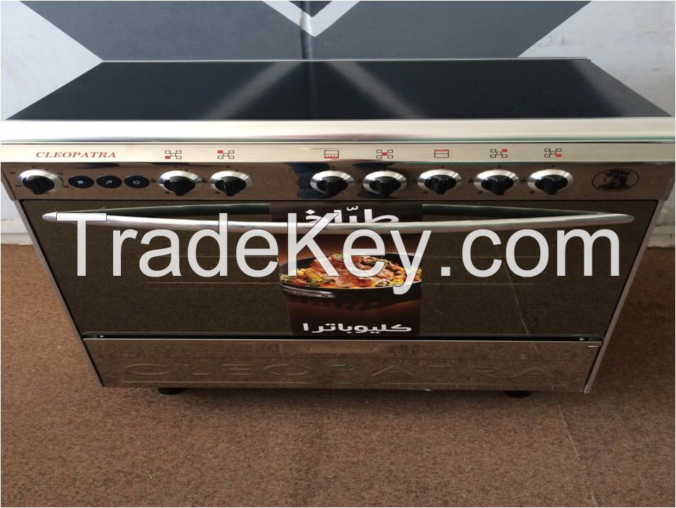 Stainless steel 5 burner gas cooker