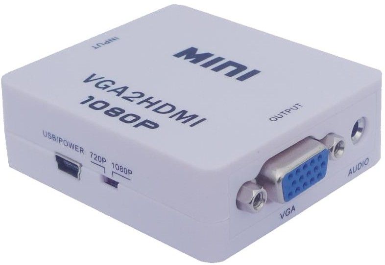 Mini VGA to HDMI Converter Box 1080P