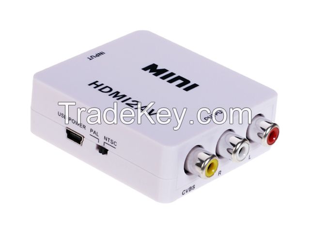 mini hdmi to av(cvbsï¼‰converter 1080P