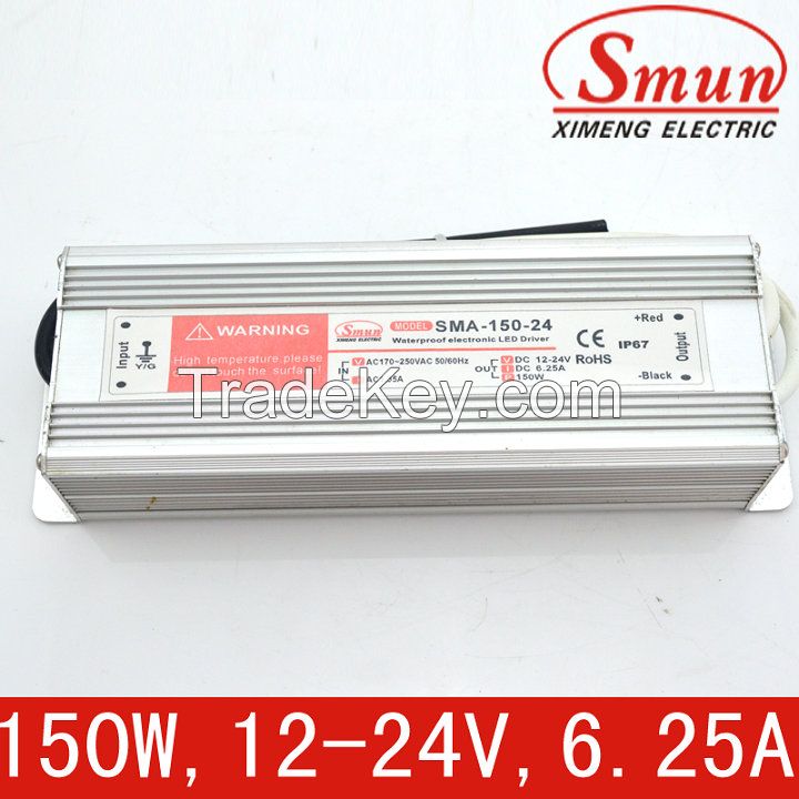150W12V12.5A single output nonwaterproof ac/dc switching power supply with CE ROSH 2 year warranty for medical treatment