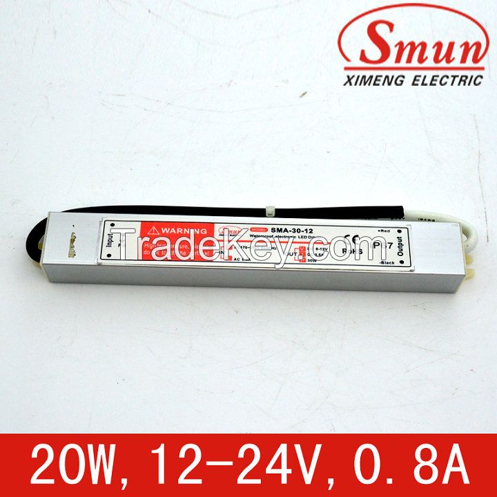 20W12V1.7A single output nonwaterproof ac/dc switching power supply with CE ROSH 2 year warranty for medical treatment