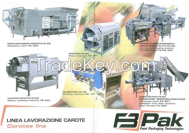 Machines for the processing of fruit and vegetables