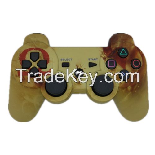 Factory price wholesale dual vibration ps3 wireless game controller 