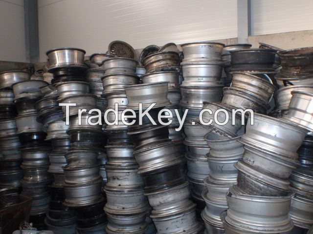 Clean Aluminium Wheels Scrap