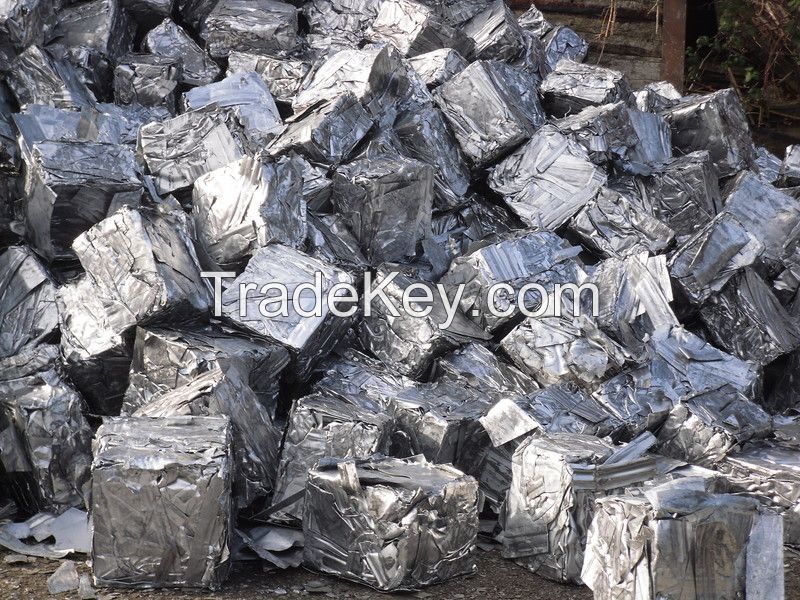 Alloy Aluminum Extrusion 6063 Scrap Al 99.9% Compressed Baled