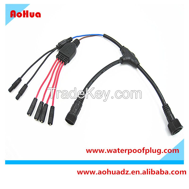 Cusomized Led Strip Lighting Distributer wire waterproof connector