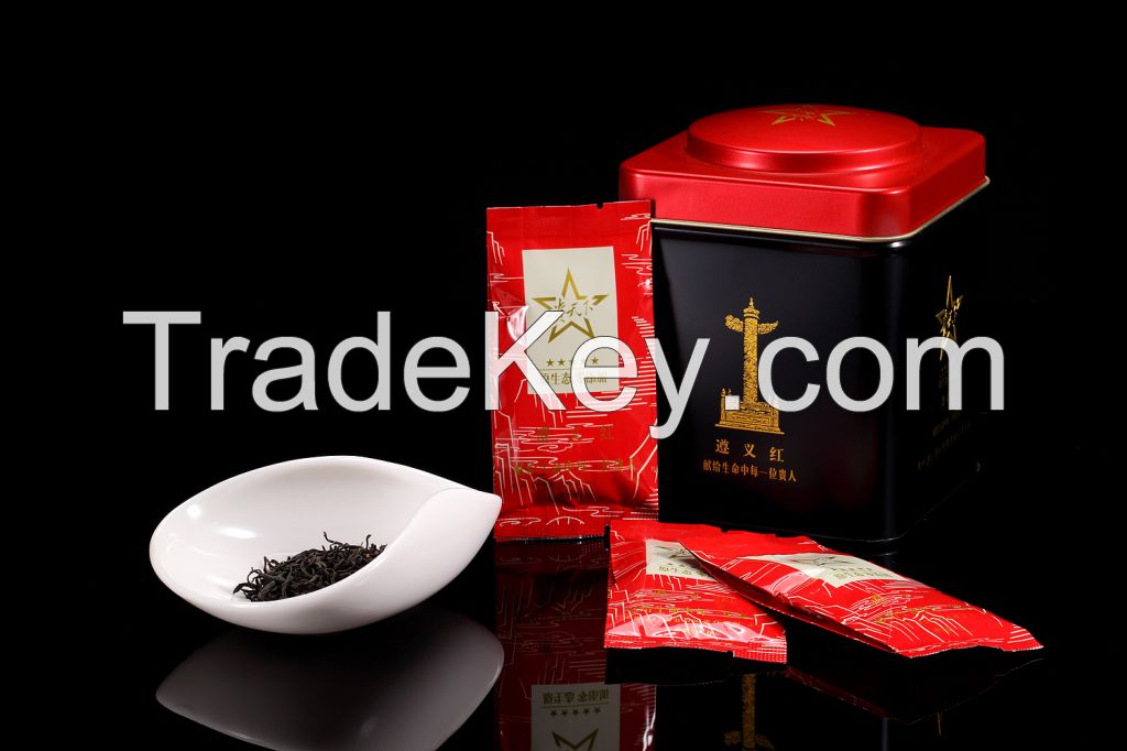 68g 4g*17bags Congou Black Tea * Chinese Organic Tea With Fantastic Iron Box