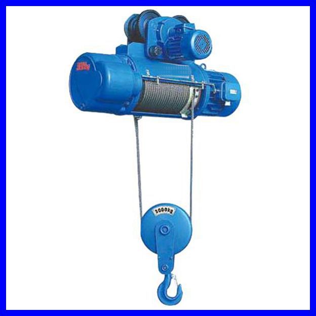 5T electric hoist single/double speed with motorized trolley