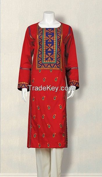 Shalwar kameez, kurties, tops