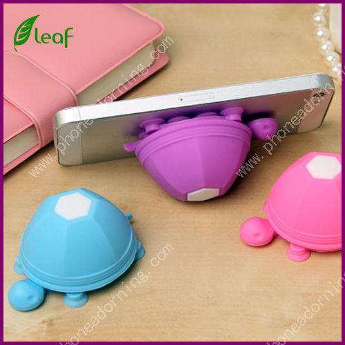 Turtle Silicone Mobile Phone Holder Cell Phone Sucker Stand (PH001)