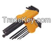 9pcs hex key ball stain   